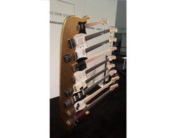 Fender 9-neck guitar NAMM