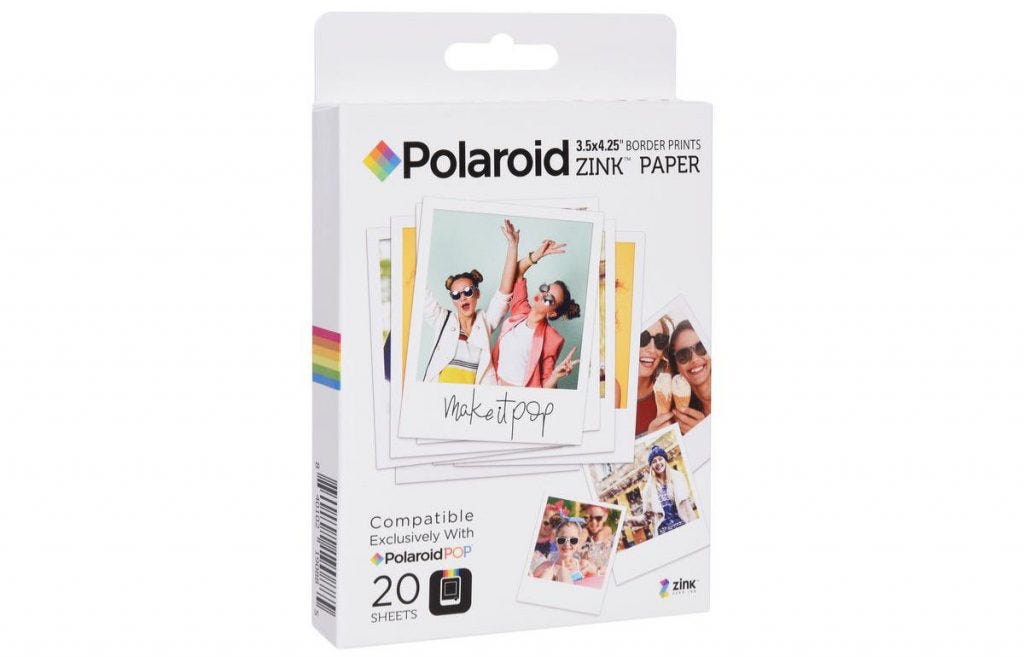 polaroid snap paper