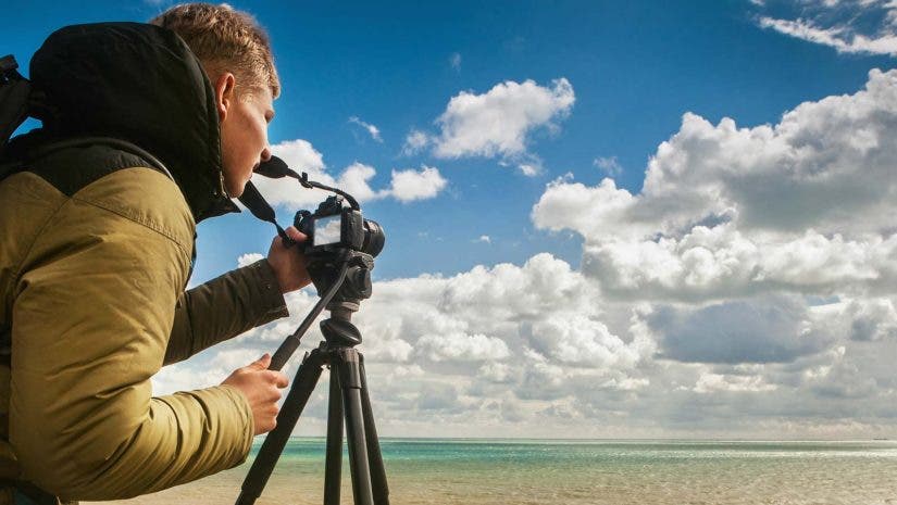 Basic Camera Movements for Video - Photographer filming at the beach