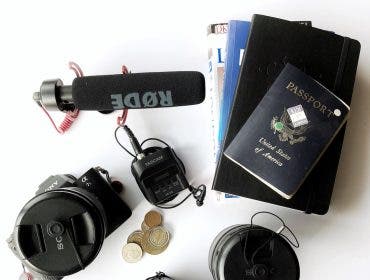film trip abroad gear