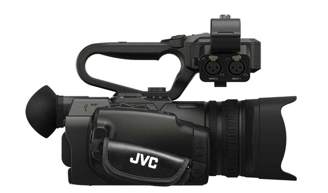 JVC GY-HM250 4K UHD Camcorder with FHD Live Streaming,