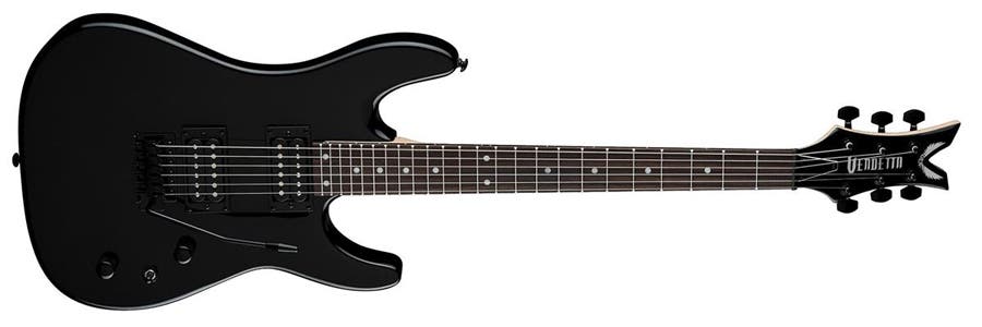 Black Dean Vendetta XM tremolo electric guitar