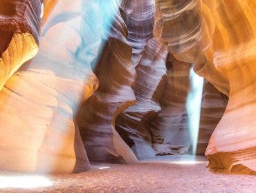 Inside the Antelope Canyon in Arizona
