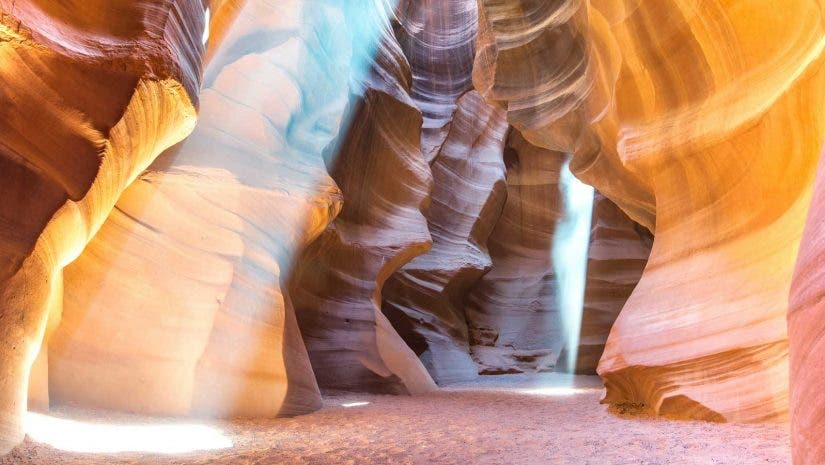 Inside the Antelope Canyon in Arizona