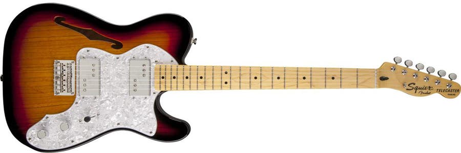 Squier Vintage Modified ‘72 Telecaster Thinline 3 color sunburst