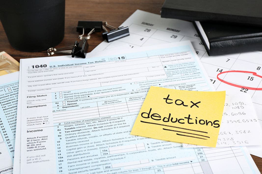 tax deductions shutterstock