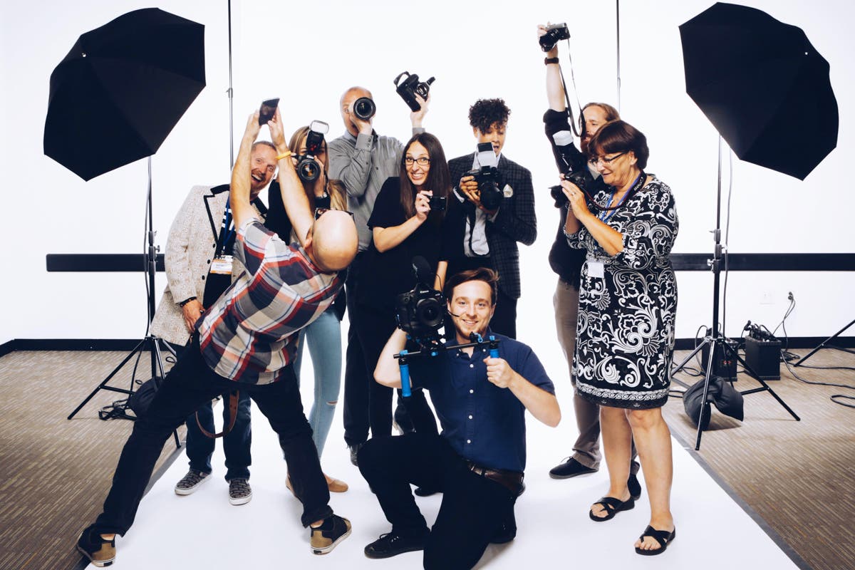 The 2017 Photo Shoot for a Cure photographers (Top to Bottom, Left to Right): Will Mann, Christina Cobb, Dave Green, Diana Levine, Natasha Moustache, Brian Lauritsen, Gail Achin, Chris Valites, and Mark Gilday Jr.
