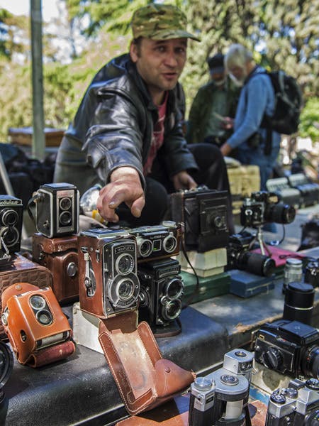 medium format point and shoot film camera