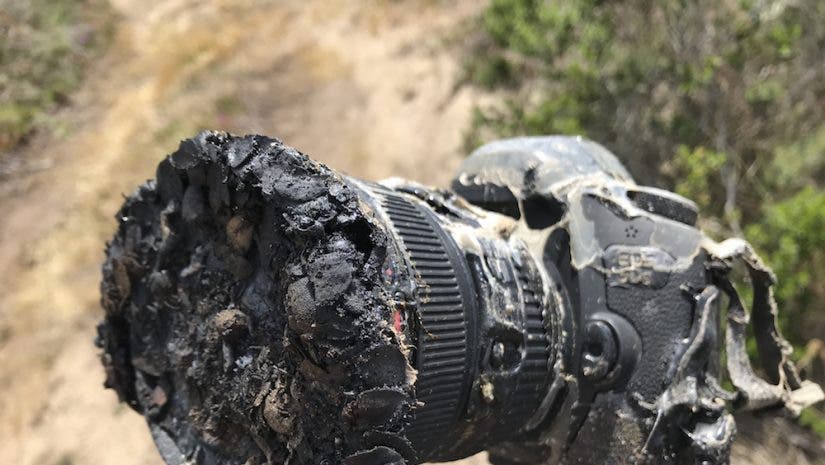 Bill Ingalls NASA melted camera