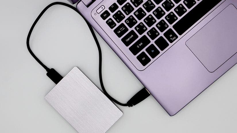 external hard drive