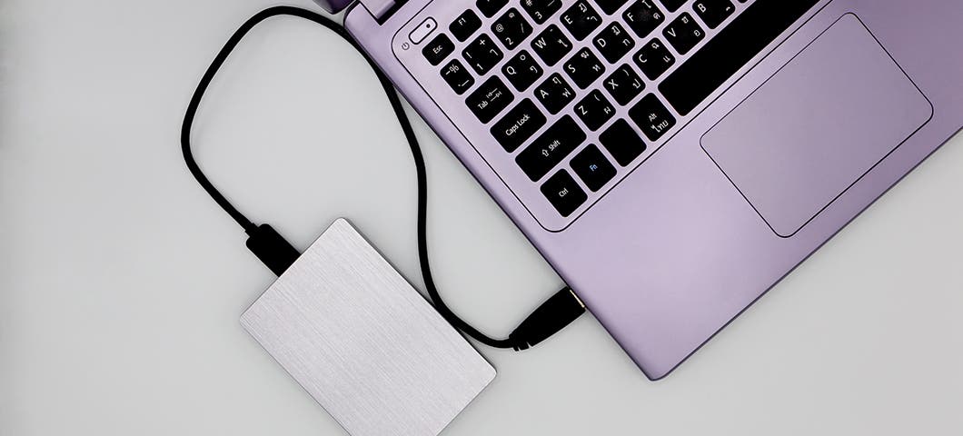 external hard drive