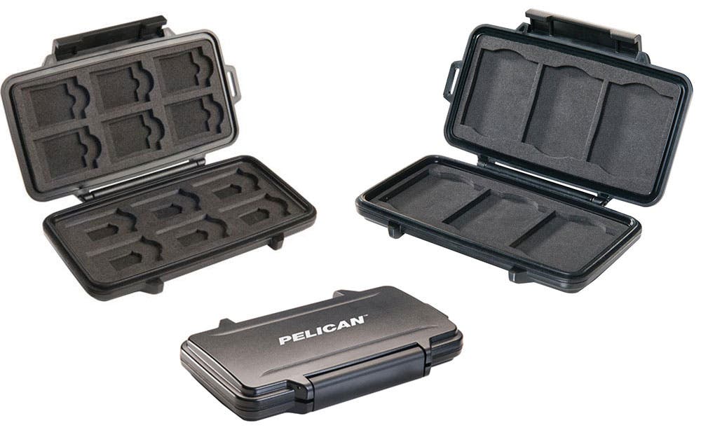 Pelican SD and CF Memory Card Cases