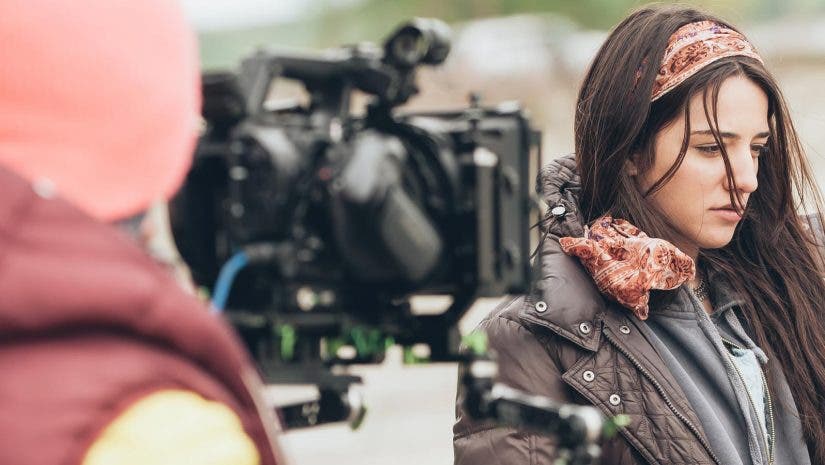 behind the scenes of ongoing film project