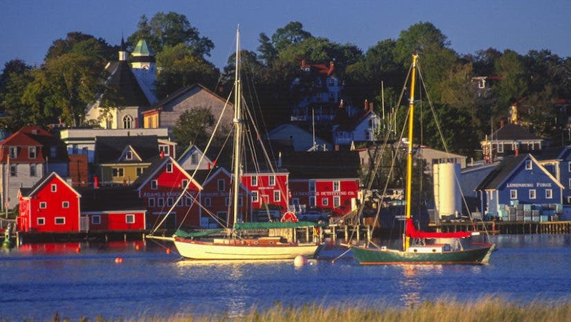 Lunenburg nova scotia waterfront photography allen rokach