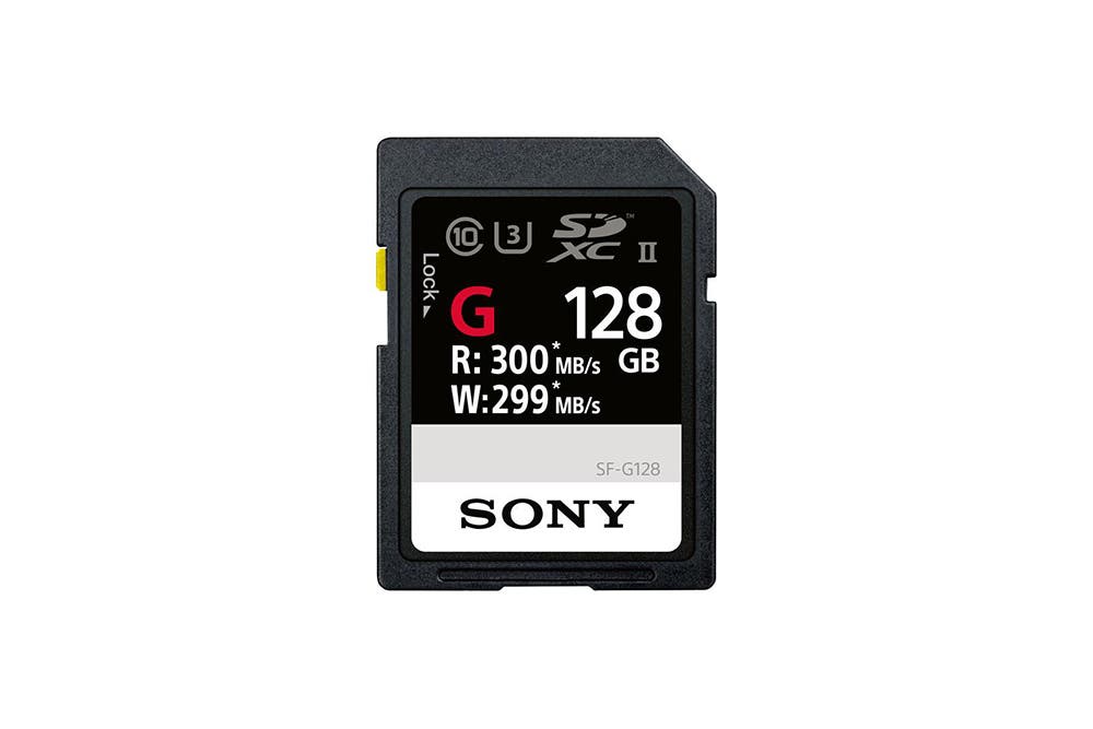 Sony 128GB SF-G Series UHS-II U3 Class 10 SDXC Memory Card
