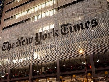 the new york times building times square