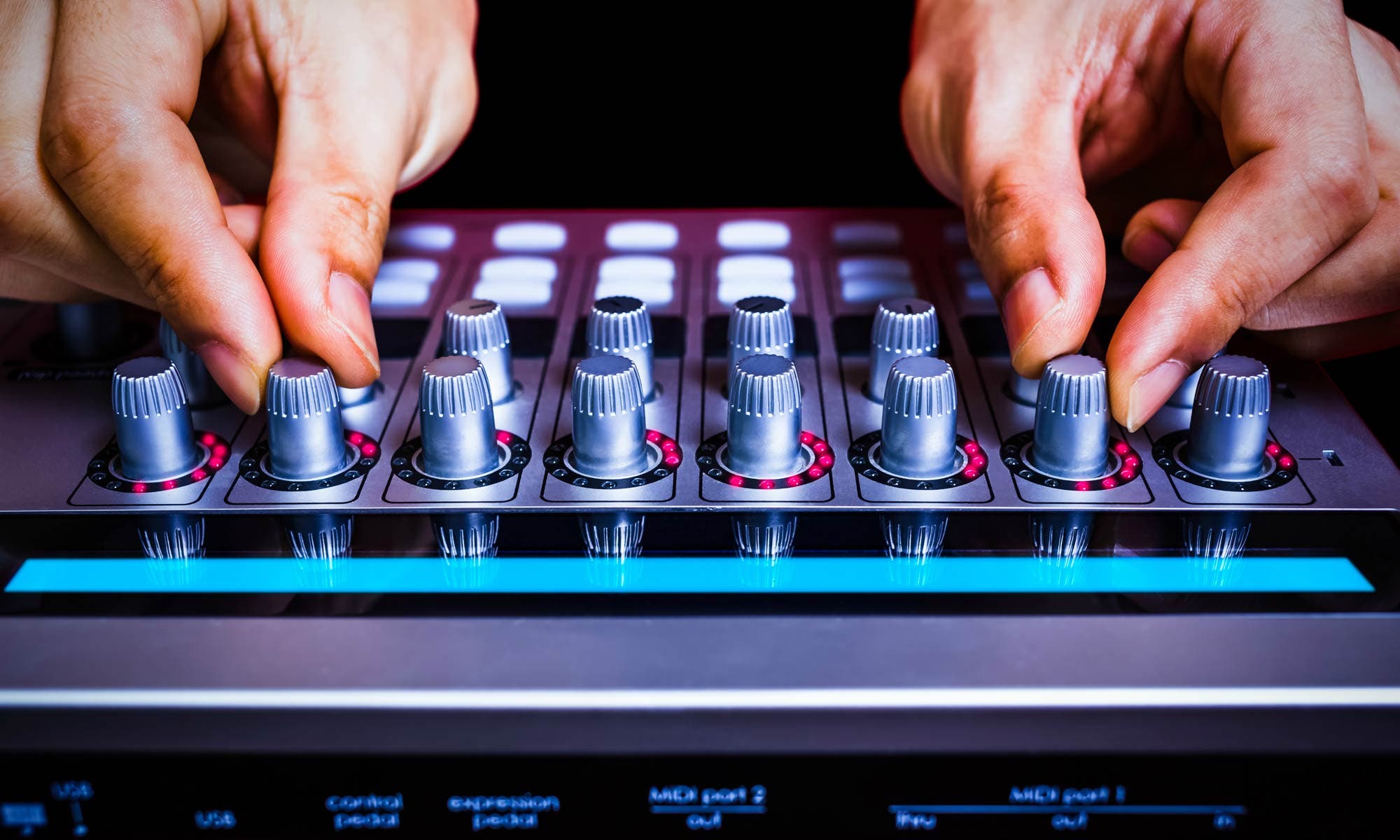 how to connect audio interface to mixer