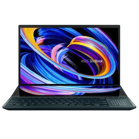 Asus ZenBook Pro Duo 15 UX582LR 15.6" 4K UHD OLED Touchscreen Notebook Computer, Intel Core i7-10870H 2.2GHz, 32GB RAM, 1TB SSD, NVIDIA GeForce RTX 3070 8GB, Windows 10 Pro, Free Upgrade to Windows 11, Celestial Blue
