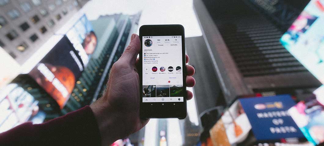 instagram social media smartphone