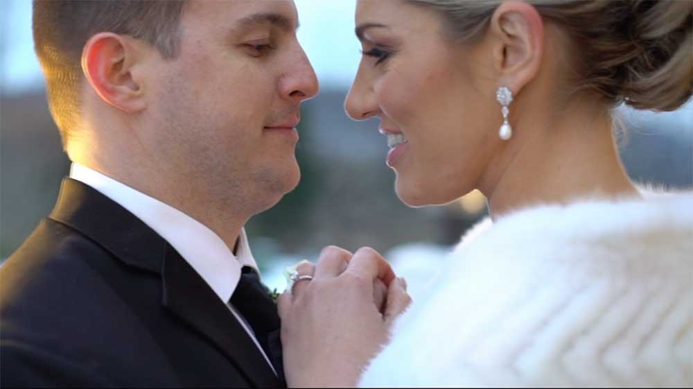 winter wedding videography Stephanie Vermillion