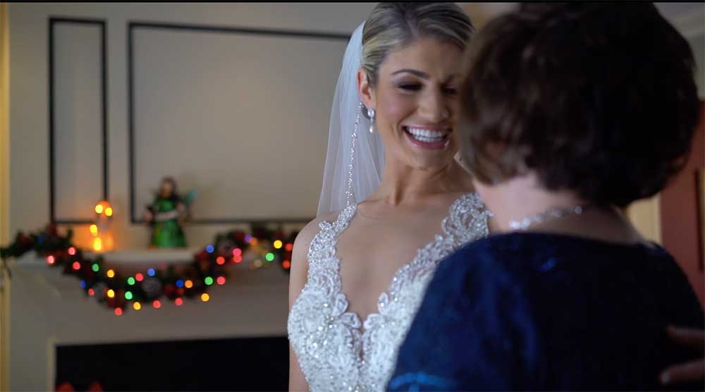 winter wedding videography Stephanie Vermillion