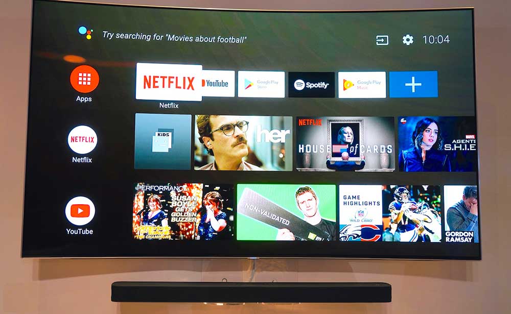 JBL Android TV SoundBar (Photo by Jeff Rizzo)