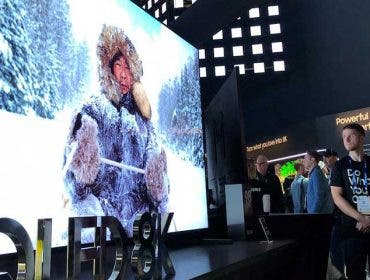 Samsung 8K TV (Photo by Jeff Rizzo)