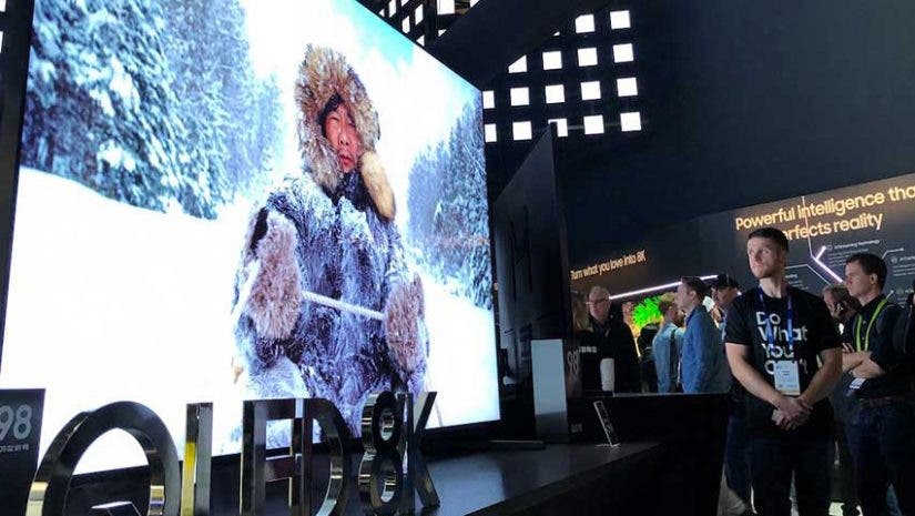Samsung 8K TV (Photo by Jeff Rizzo)
