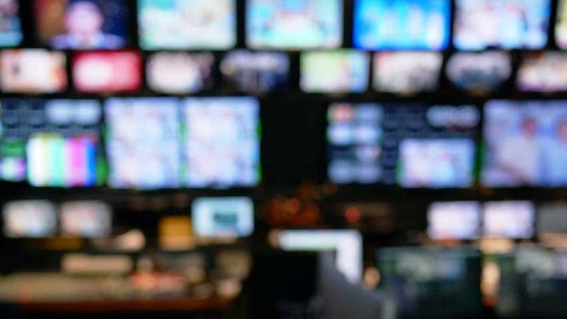 television broadcast control room