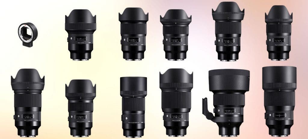 Sigma Launches 11 New L-Mount Art Prime Lenses, Plus the L-Mount
