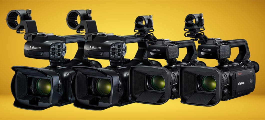 Canon pro camcorders XA40, XA45, XA50, XA55
