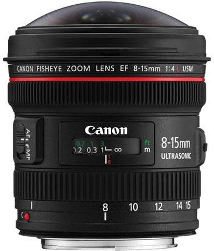 Canon EF 8-15mm f/4L USM best Canon lens for video