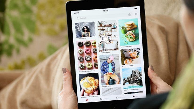 pinterest board user ipad