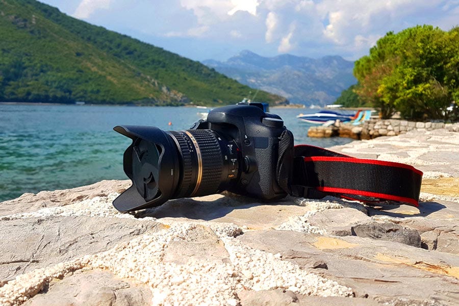 Canon camera outdoors travel lens