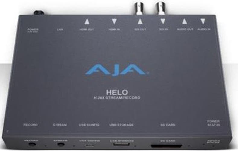 AJA HELO video encoder for live streaming