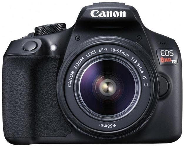 Canon EOS Rebel T6 best camera for concert photography