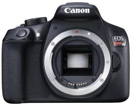 Canon EOS Rebel T6 best DSLR camera under 500 dollars