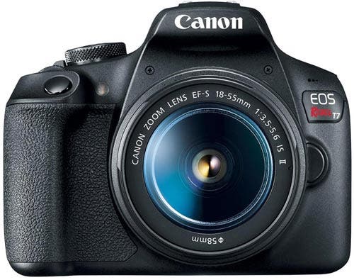 Canon EOS Rebel T7 best DSLR camera under 500 dollars