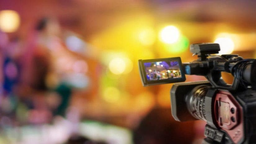 video camera providing live event coverage