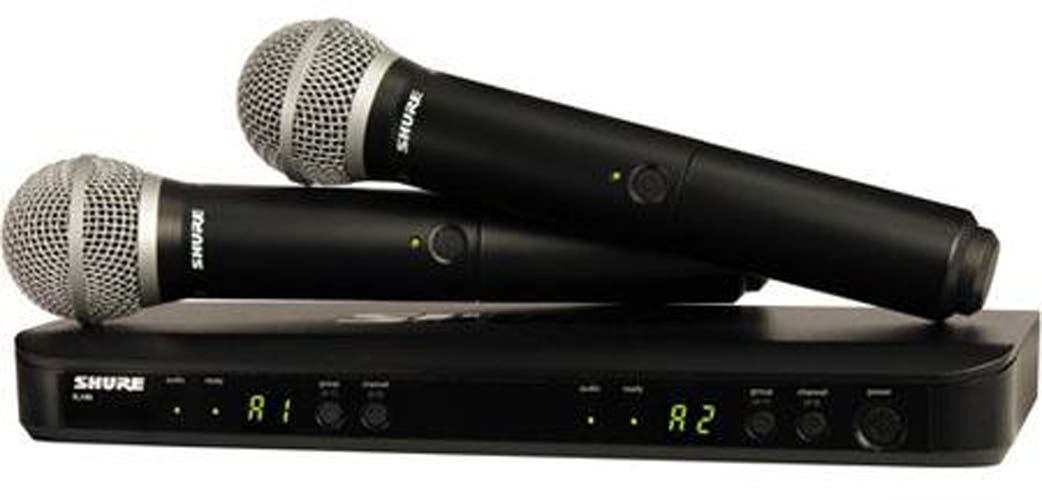 Shure BLX288 Dual-Channel Handheld Wireless System digital wireless microphone system