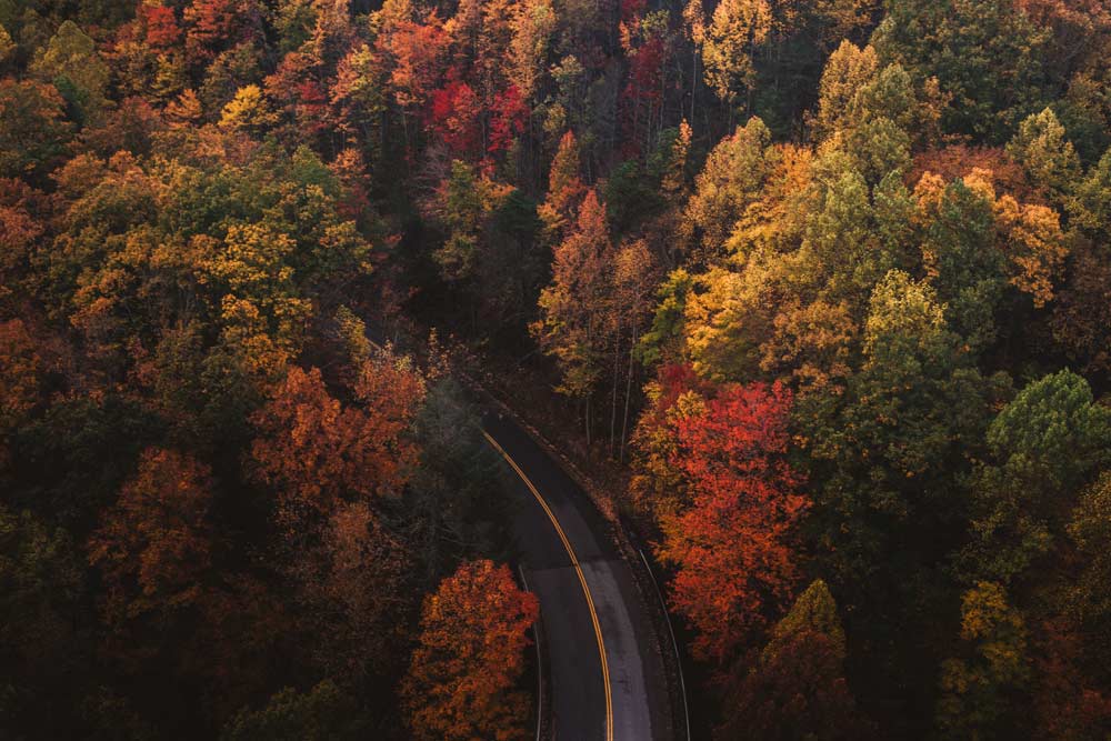 Gatlinburg, Tennessee fall foliage