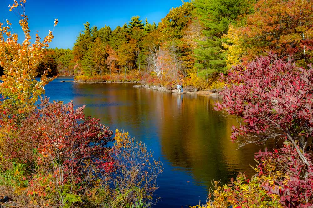 Lakes Region, New Hampshire fall foliage