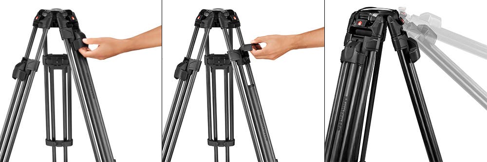 Manfrotto Fast video tripods