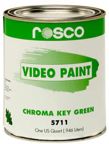 Rosco Chroma Key Paint for green screen backgrounds