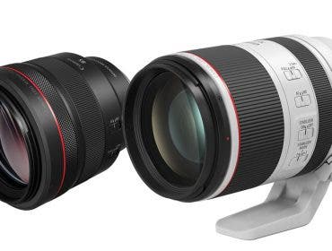 Canon RF 85mm f/1.2 L USM DS Lens and Canon RF 70-200mm f/2.8L IS USM Zoom Lens