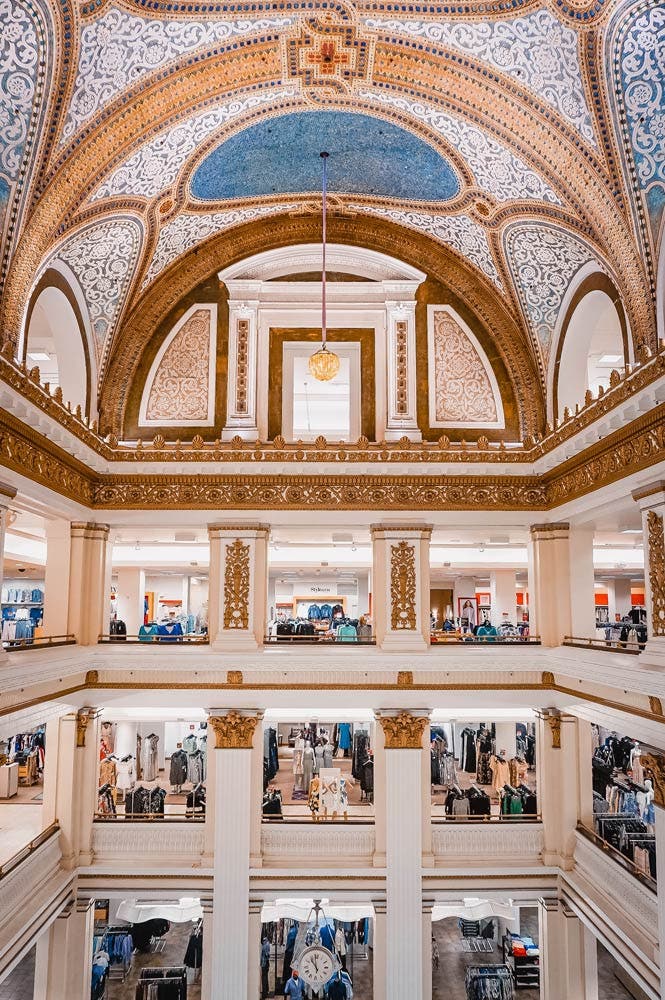 Macy's Tiffany Dome Ceiling