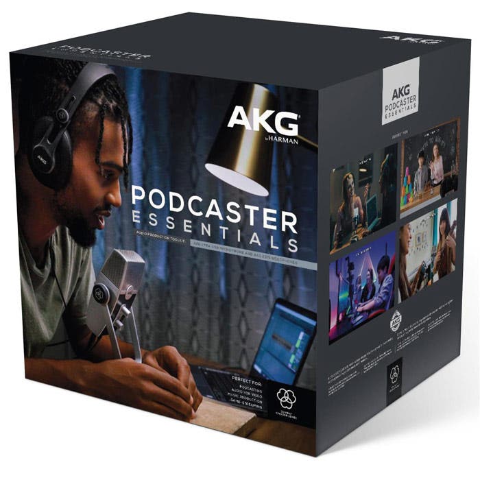 AKG Acoustics Podcaster Essentials Audio Production Toolkit