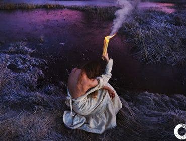 Brooke Shaden offering self portrait
