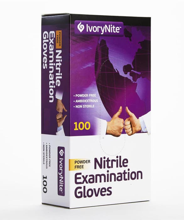 IvoryNite Nitrile Examination Gloves