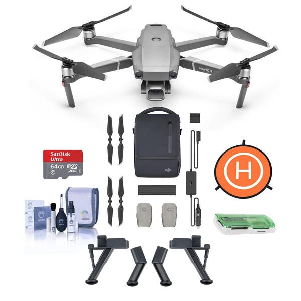 DJI Mavic 2 Pro Drone with Premium Accessory Kit 